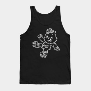 caring bear with roller skates Tank Top